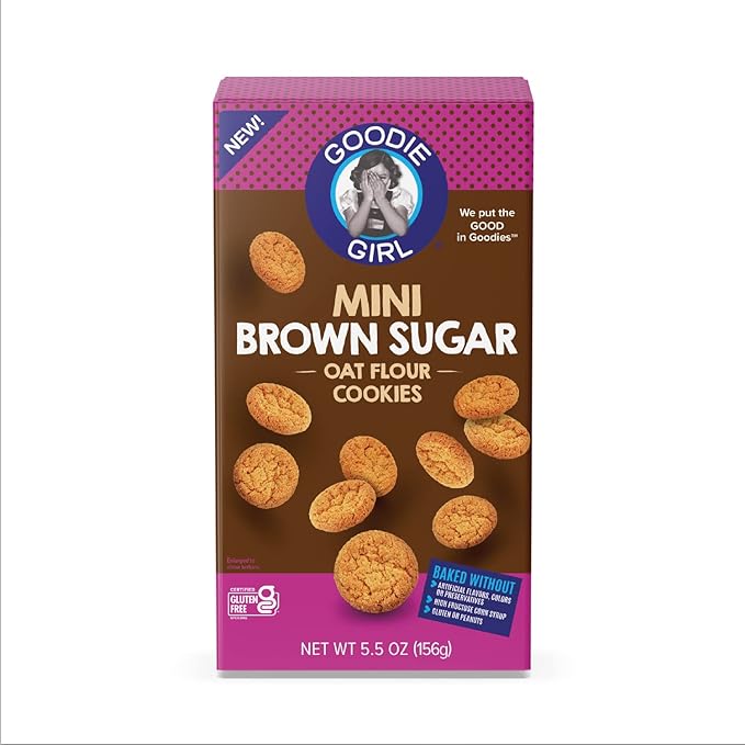 Goodie Girl, Mini Brown Sugar Cookie Cookies | Gluten Free, Peanut Free (3 Pack)