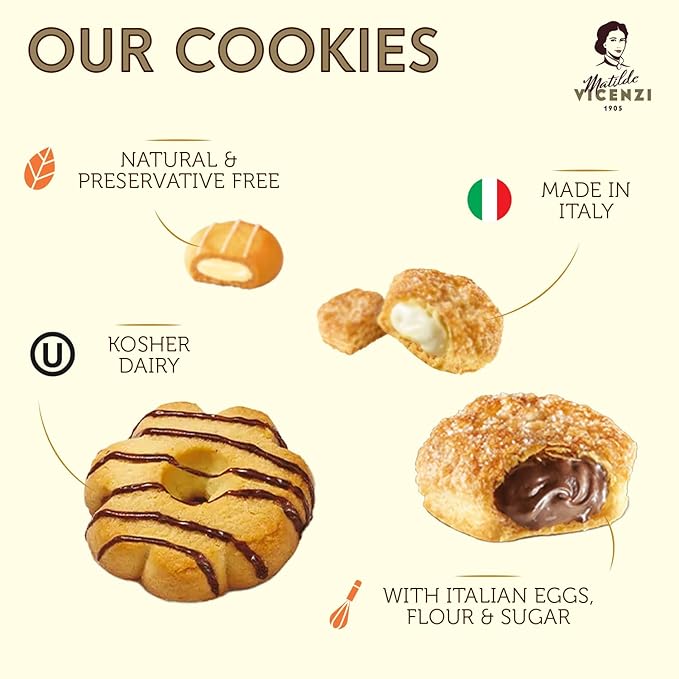 Matilde Vicenzi Verona Gift Tin - Assortment of Italian Pastries and Cookies for Gifting - 32oz