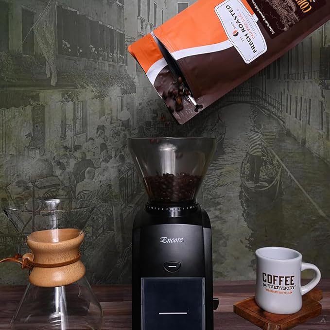 Fresh Roasted Coffee, Correggio Italian Craft Artisan Blend, 2 lb (32 oz), Dark Roast, Kosher