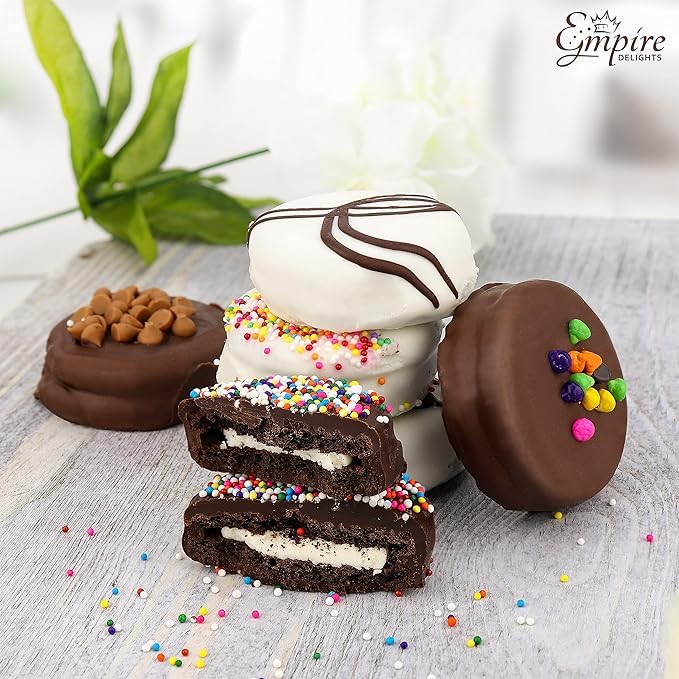 Gourmet Cookies Gift Basket - Delicious Chocolate Gift Basket Great for Birthday Treats for Women