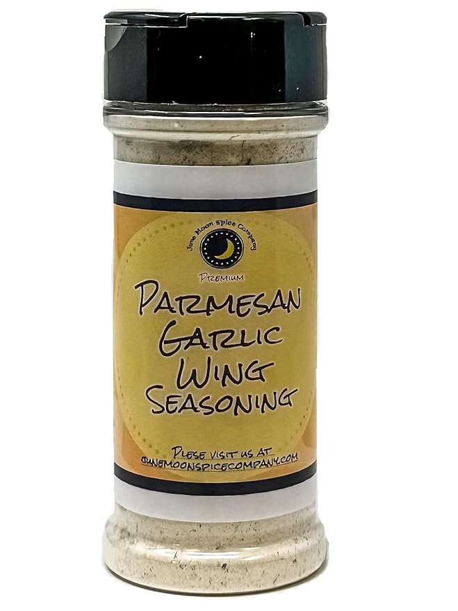 Premium | Parmesan Garlic Chicken Wing Rub Seasoning | Large Shaker | Fat Free | Saturated Fat Free
