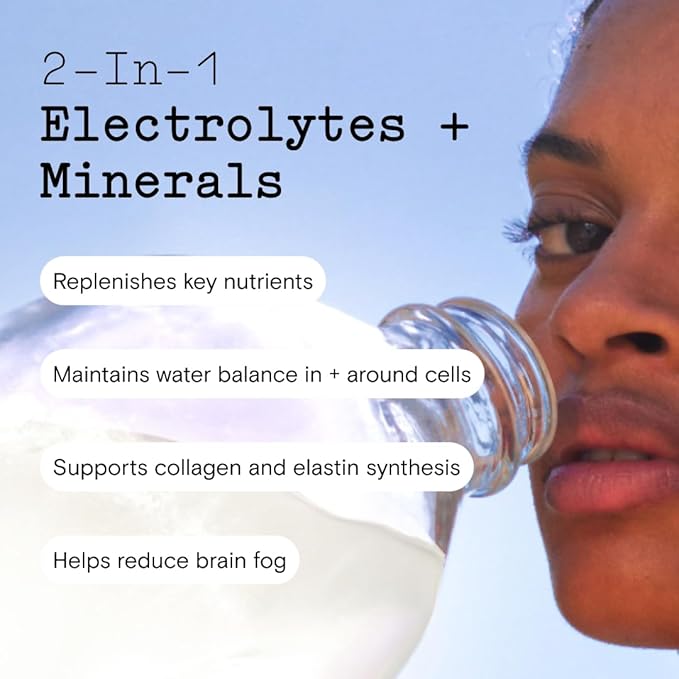 Moon Juice - Mini Dew Electrolytes Powder - Naked (Unflavored), 30 Servings - 2in1 Electrolytes &