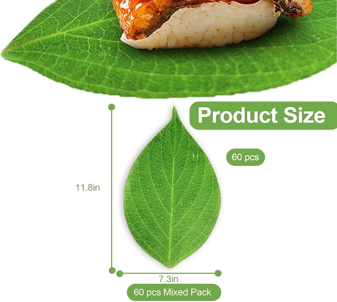 60 Pcs Decorative Spring Parchment Paper Leaves 12 Inch for Cheese & Charcuterie Boards, Holiday