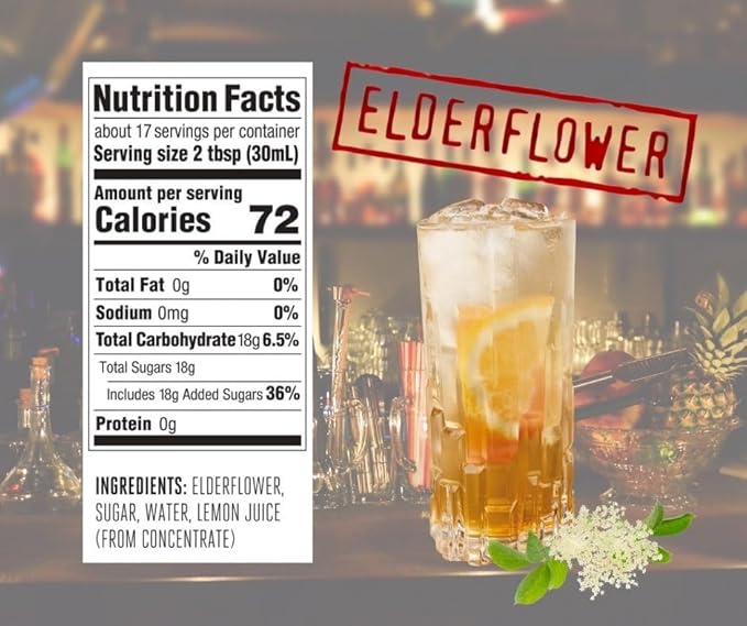 Mayer Premium Artisanal Hungarian Elderflower Syrup (Cordial) ??Award-Winning, Only Elderflowers