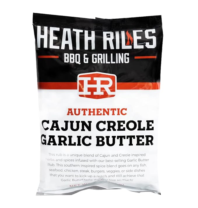Heath Riles Cajun Seasoning Rub, Cajun-Creole, Louisiana Inspired Cajun Spice & Heat, Champion