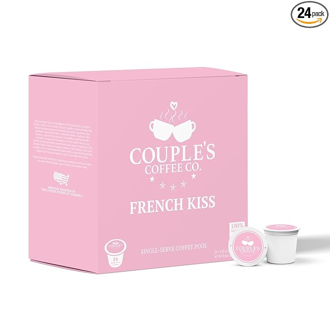 Couple's Coffee French Vanilla K-Cups | Gives Back to Military Families | Medium Roast Coffee Pods