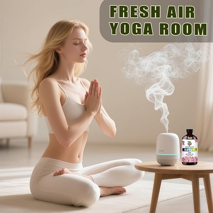 Lotus Essential Oil (4 oz/120 ml) ??Lotus Oils for Aromatherapy, diffusers, humidifiers, Home