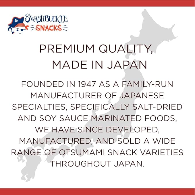 Crispy Tempura Fish Chips Garlic and Sesame Flavor 5.29oz (150g), Made in Japan by Swashbuckle