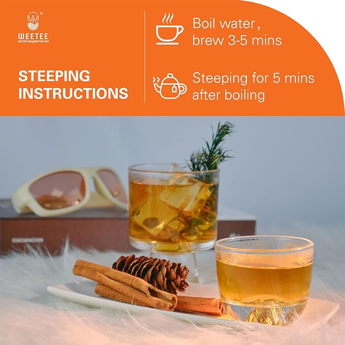 WT WEETEE Burdock Root Tea Bags, Made with 100% Pure Burdock Root, Rich in Antioxidants, Naturally