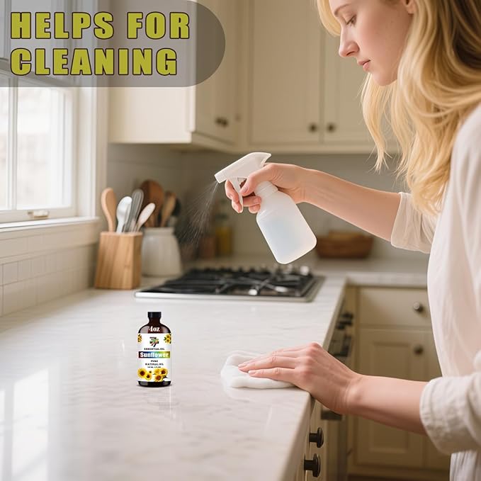 Sunflower Essential Oil (4 oz/120 ml) ??Sunflower Oils for Aromatherapy, diffusers, humidifiers