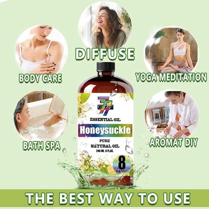 Honeysuckle Essential Oil (8 oz / 240 ml) ??Honeysuckle Oils for diffusers, humidifiers, Home