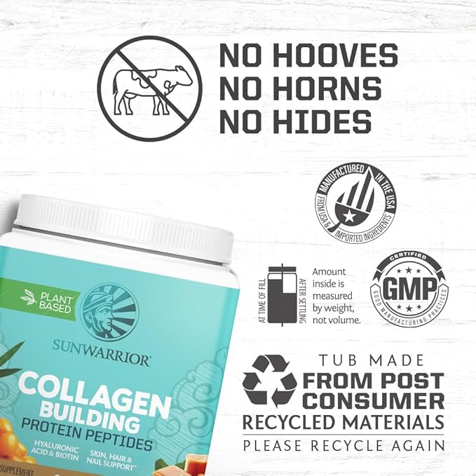 Vegan Collagen Protein Powder for Women Silica Plant Based Collagen Powder with Vegan Hair Skin and