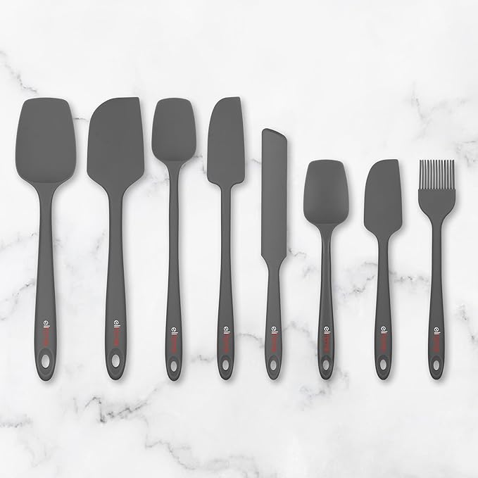 Elihome Mini Silicone Basting Pastry Brush, Cooking Brush for Oil Sauce Butter Marinades, Food