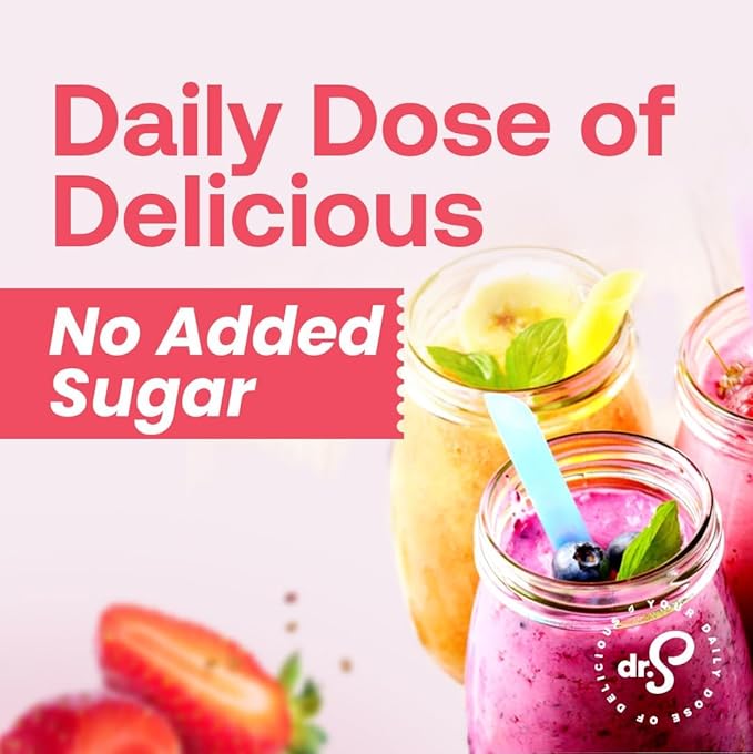 Dr. Smoothie 100% Crushed Strawberry ??No Added Sugar, Made with Real Fruits/Fruit Juice ??Vegan