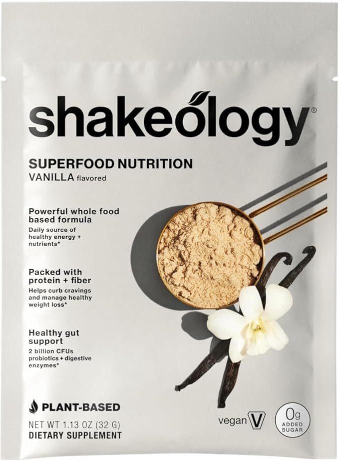 Shakeology 0g Added Sugar Sampler Pack Vegan & Whey Protein Powder, Gluten Free Superfood Protein