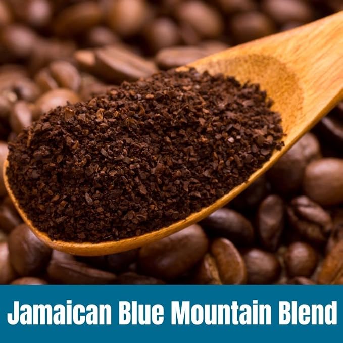 Door County Coffee Jamaican Blue Mountain Blend Non-Flavored - 10 oz Bag - Medium Roast - 100%
