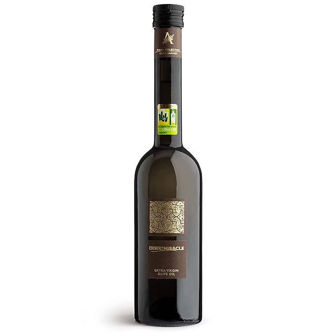 DESERT MIRACLE Cold Pressed Polyphenol Rich Moroccan Olive Oil, Extra Virgin Olive Oil with High