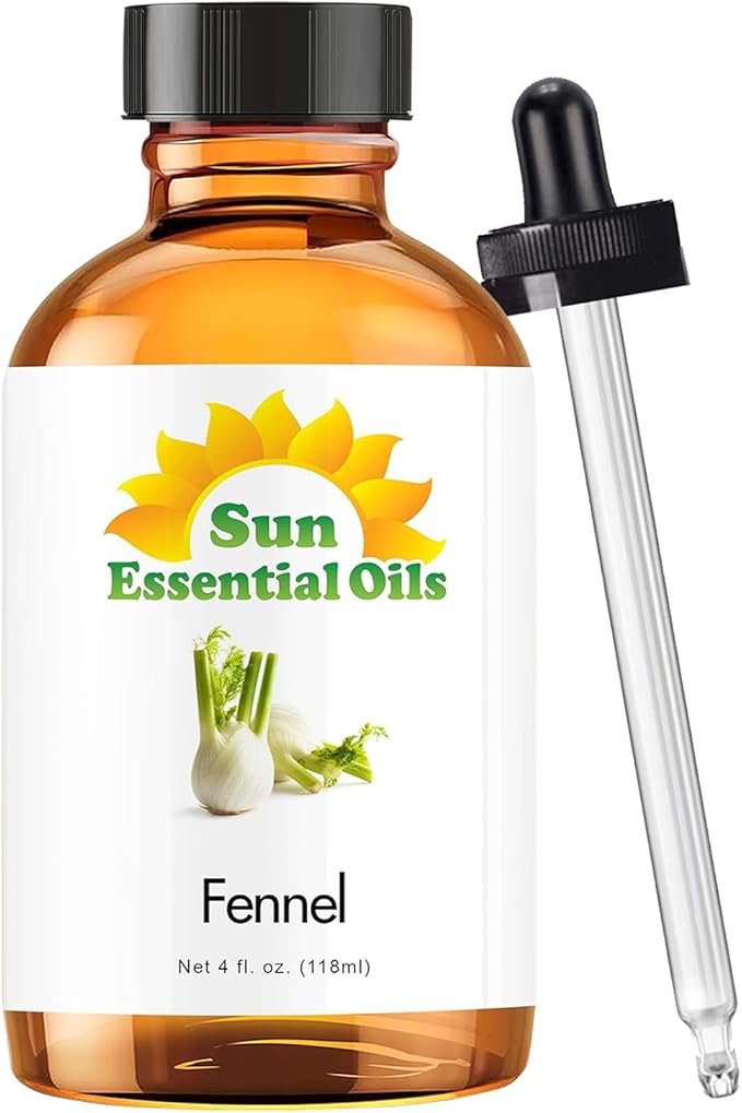 Sun Essential Oils Fennel Essential Oil ??Pure Aromatherapy for Diffusers (4 oz)