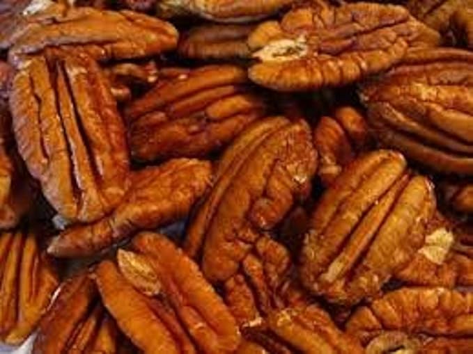 Whole, Shelled & Dry Roasted Georgia Pecans With Himalayan Salt (1 Lb.) - Small Batch Roasted