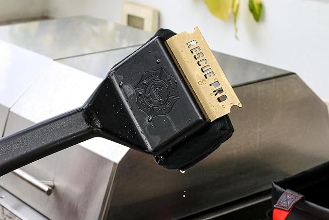 Grill Rescue BBQ Replaceable Scraper Cleaning Head, [Rescue-Upgraded], Bristle Free, Durable and