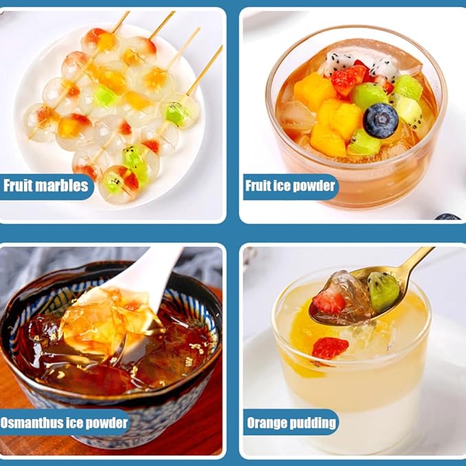jelly powder10.58oz/300g, konjac jelly powder竊똦omemade desserts, jelly pudding powder,Transparent