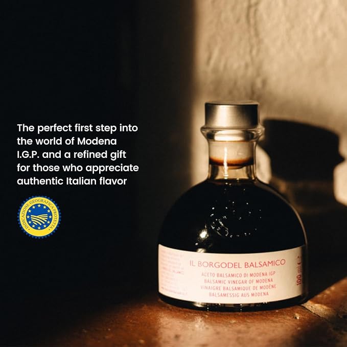 Il Borgo del Balsamico ??IGP Balsamic Vinegar of Modena, 3.38 fl oz (100 ml), Monogram Aceto