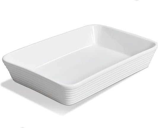 ONEMORE Ceramic Baking Dish, 9x13 Baking Pan Casserole Dish Large Rectangular Baking Dishes for