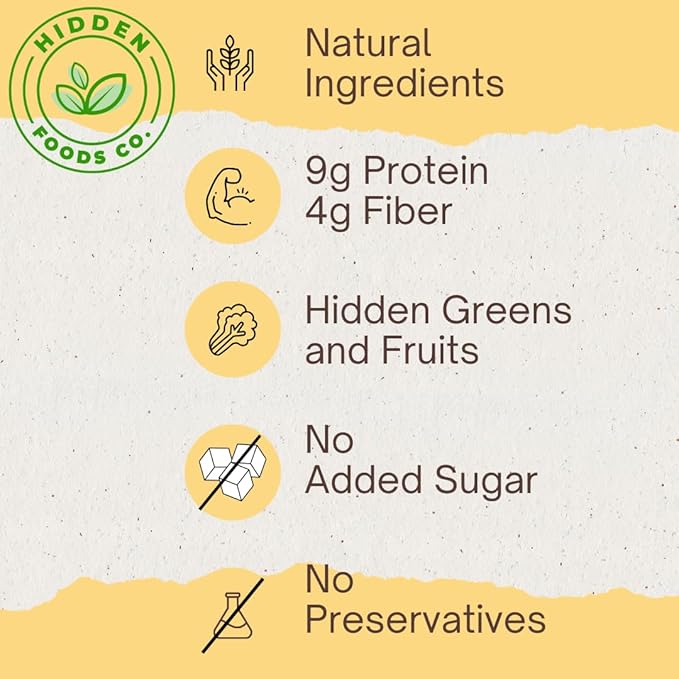 Hidden Foods Cinnamon Pancake Golden Brown Monk Fruit Cinnamon Bun Pancake - Fiber and Protein