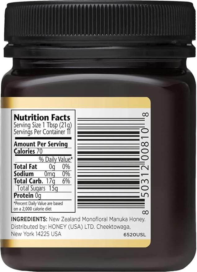 MANUKA DOCTOR - MGO 425+ Manuka Honey Monofloral, 100% Pure New Zealand Honey. Certified.