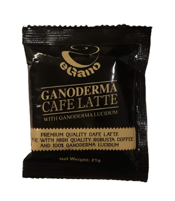 3 Boxes eGano Premium Ganoderma Cafe Latte Instant Coffee With Ganoderma Lucidum Extract (21g x 20