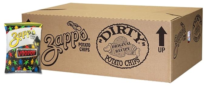 Zappì°??꽓s New Orleans Kettle-Style Potato Chips, Voodoo Flavor ì°????Crunchy Chips with a Spicy