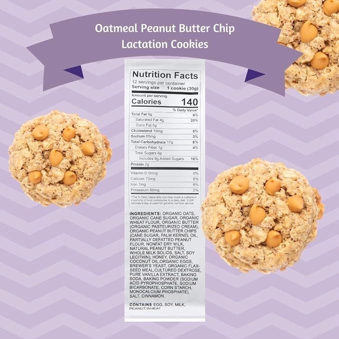 MilkBliss Soft Baked Lactation Cookies for Breastfeeding, All Natural and GMO Free Lactation