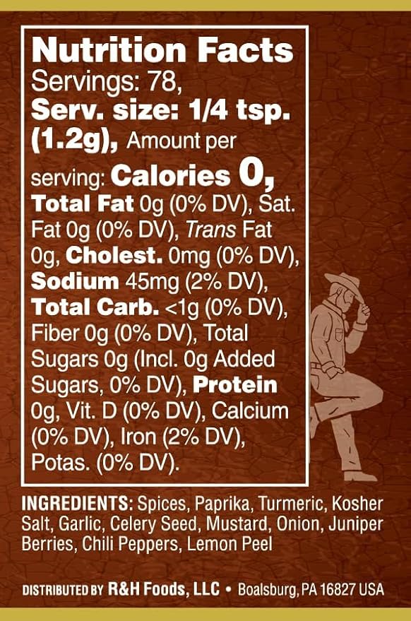 Grub Kicker Appalachian All Purpose Seasoning- 3.4 oz Bottle - All Purpose Seasonings for Cooking