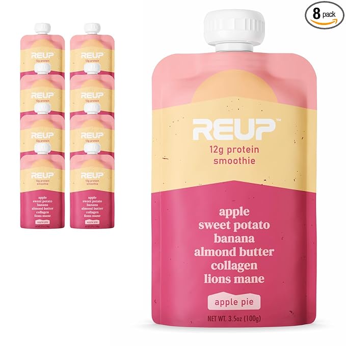 Reup Collagen Protein Smoothie - 12g Protein, 10g Collagen, Dairy Free, Ready to Drink - High