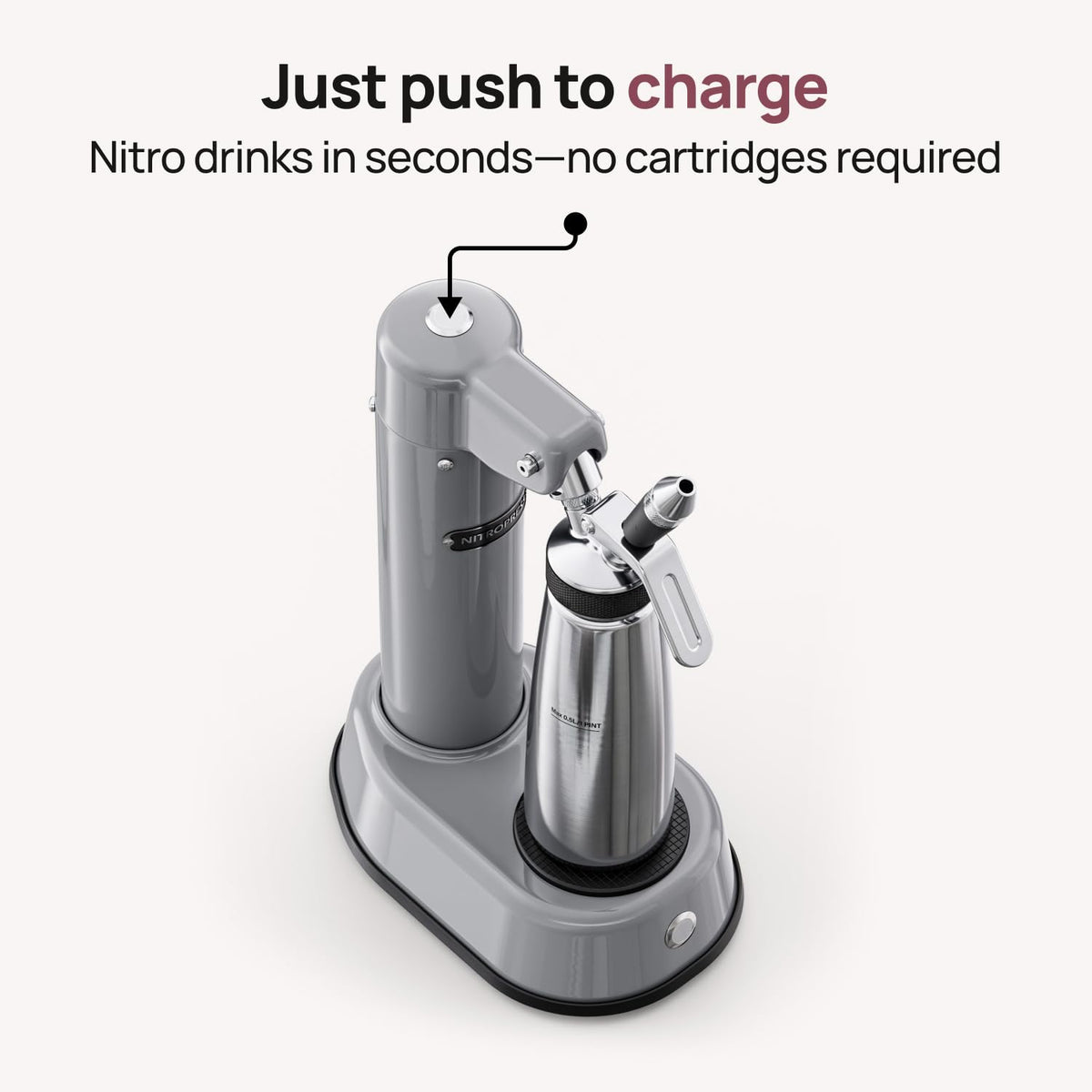 NitroPress DS Electric Nitro Cold Brew Coffee & Cocktail Maker Machine