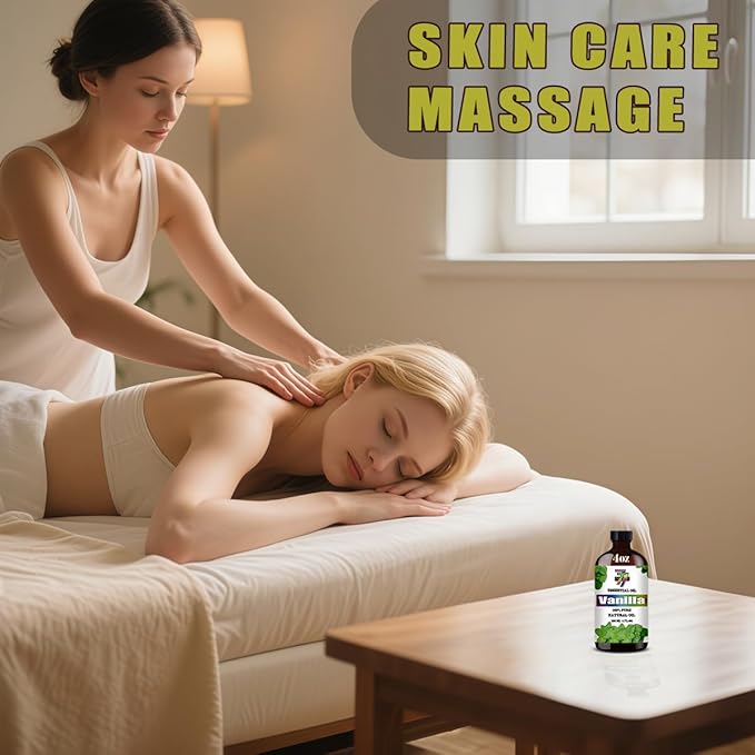 Vanilla Essential Oil (4 oz/120 ml) ??Vanilla Oils for Aromatherapy, diffusers, humidifiers, Home
