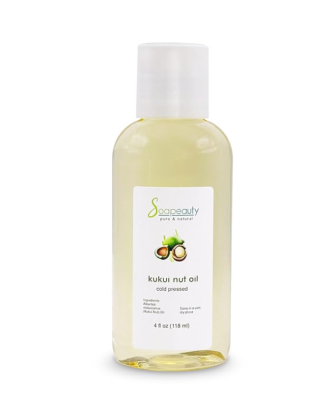 KUKUI NUT OIL Cold Pressed Unrefined | 100% Natural Available in Bulk | Carrier for Essential Oils