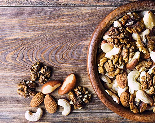 Food to Live - Mixed Raw Nuts, 1 Pound Cashews, Brazil Nuts, Walnuts, Almonds, Unsalted, Raw