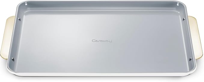 Caraway Non-Stick Ceramic Baking Sheet - Naturally Slick Ceramic Coating - Non-Toxic, PTFE & PFOA