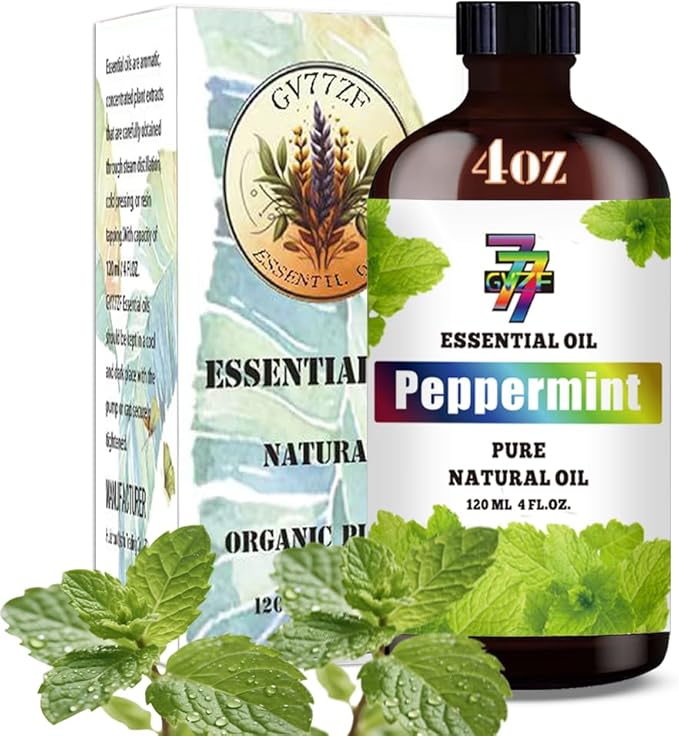 Peppermint Essential Oil (4 oz/120 ml) ??Peppermint Oils for Aromatherapy, diffusers, humidifiers