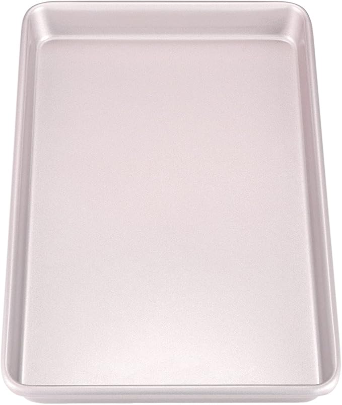 CHEFMADE 17-Inch Baking Sheet Pan, Non-Stick Carbon Steel Rimmed Cookie Sheet Pan for Oven Roasting