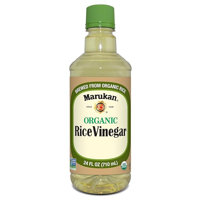 Marukan Organic Unseasoned Rice Vinegar for Enhancing Flavor & Cooking, USDA Organic, Marukan Rice