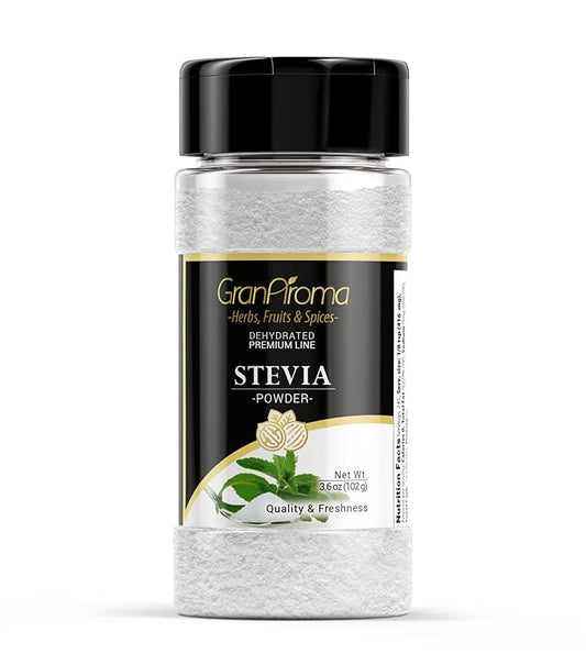 GranAroma Stevia, Sweetener, Versatile Powder, Beverages & Goods (3.6 Ounce)