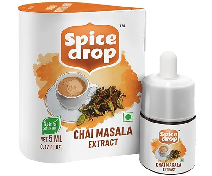 Spice Drop Chai Masala Extract - Tea, Coffee, Latte - Premium Quality & Rich Aroma, Authentic