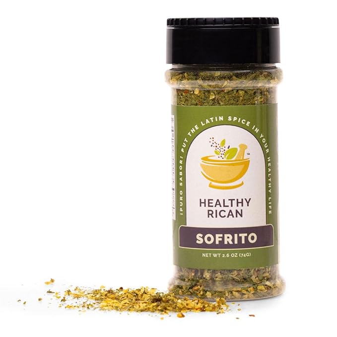 Healthy Rican Adobo Sazon Sofrito Seasoning and Herbs Mix Dry Non GMO No Preservatives MSG