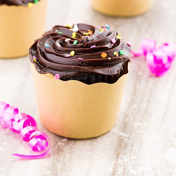 Restaurantware Panificio Premium 3 oz Kraft Paper Mini Baking Cup: Paper Baking Cups Perfect for