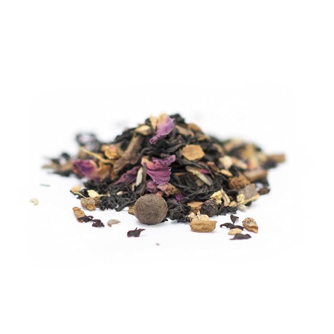 JusTea AFRICAN CHAI | Loose Leaf Black Tea | Recyclable Refill Pouch | 160+ Cups (14.1oz) | Medium