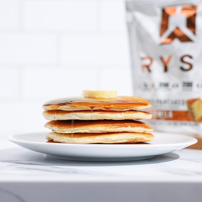 RYSE Loaded Protein Pancake & Waffle Mix - Buttermilk - Naturally Sweetened Breakfast with 21g