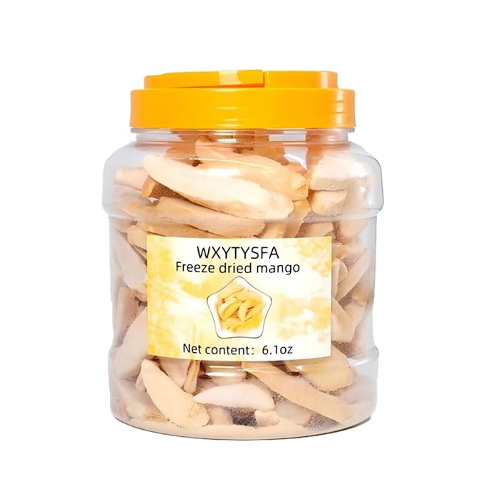 Freeze Dried Mango Chunks, Dried Mango, crispy fruit mango，mango dried fruit，Unsweetened, Crispy