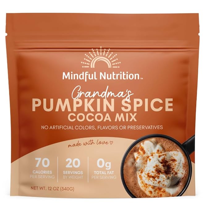 Mindful Nutrition Grandmas Organic Hot Chocolate Mix (Pumpkin Spice Hot Chocolate)